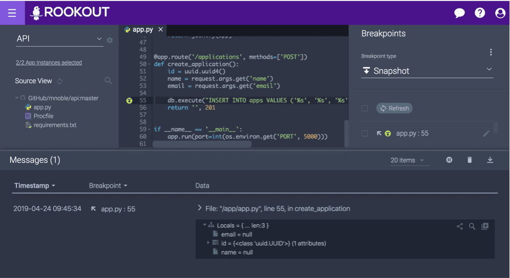 Sentry modal indicating that permissions need installation.